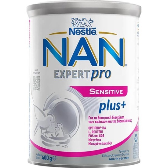 NAN NESTLΕ Nan ExpertPro Sensitive Plus Βρεφικό Γάλα Σε Σκόνη 400g