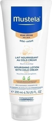 MUSTELA MUSTELA Nourishing Lotion With Cold Cream Και Βιολογικό Κερί Μέλισσας 200ml