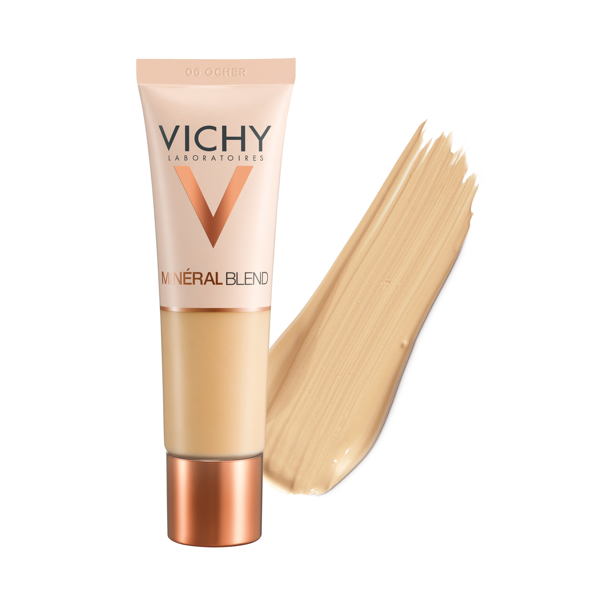 VICHY MINERALBLEND MAKE UP Ενυδατικό Foundation για Λαμπερή Επιδερμίδα 06 Dune 30ml