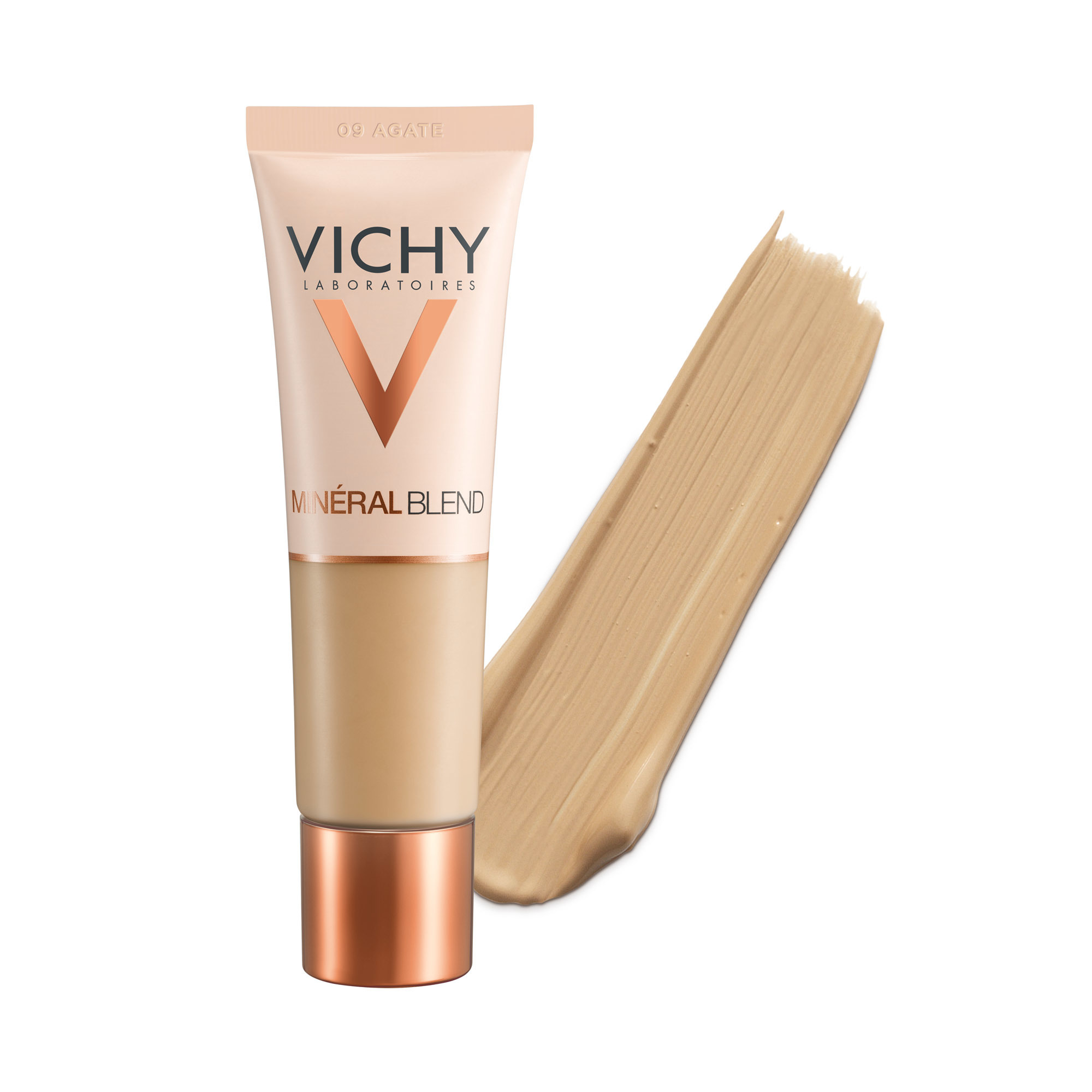 VICHY MINERALBLEND MAKE UP Ενυδατικό Foundation για Λαμπερή Επιδερμίδα 09 Cliff 30ml