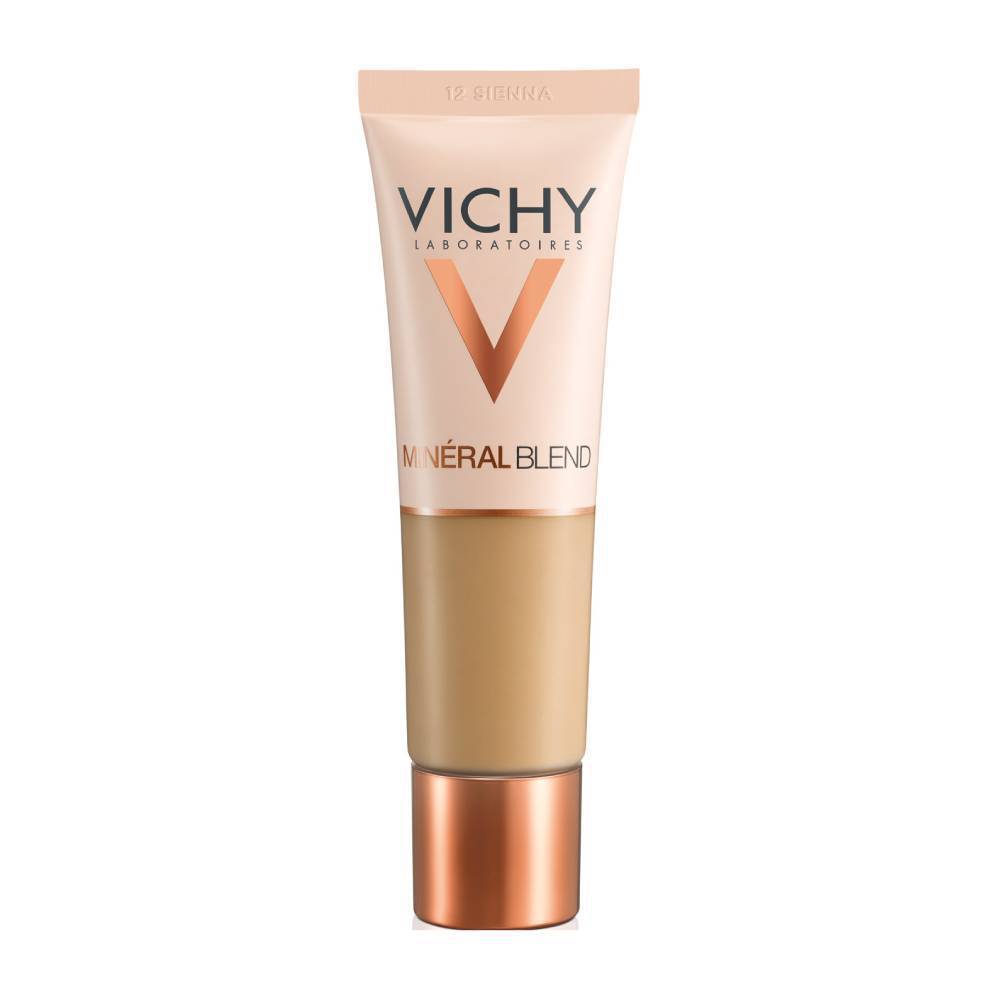 VICHY MINERALBLEND MAKE UP Ενυδατικό Foundation για Λαμπερή Επιδερμίδα 12 Sienna 30ml