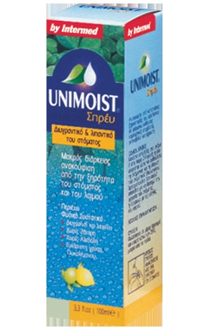 Intermed Unimoist Spray 100ml - Διυγραντικό και Λιπαντικό Στόματος