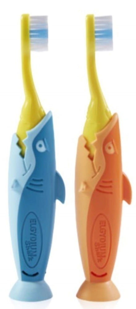 Elgydium Toothbrush Kids Shark 1τμχ - Οδοντόβουρτσα Για Παιδιά 2-6 Ετών