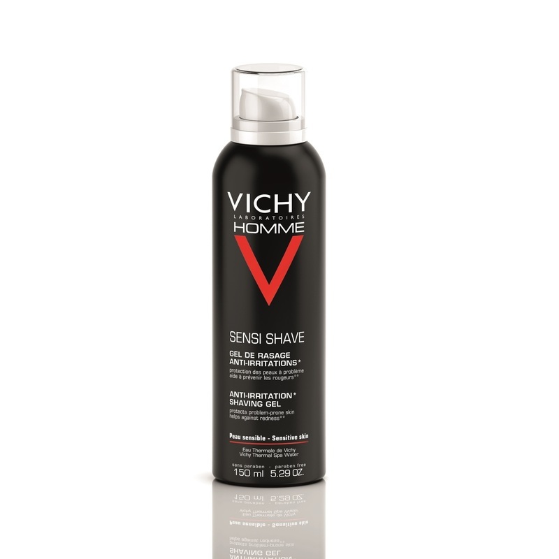 Vichy Homme Αnti-irritation Shaving Gel 150ml - Τζελ Ξυρίσματος Κατά των Ερεθισμών