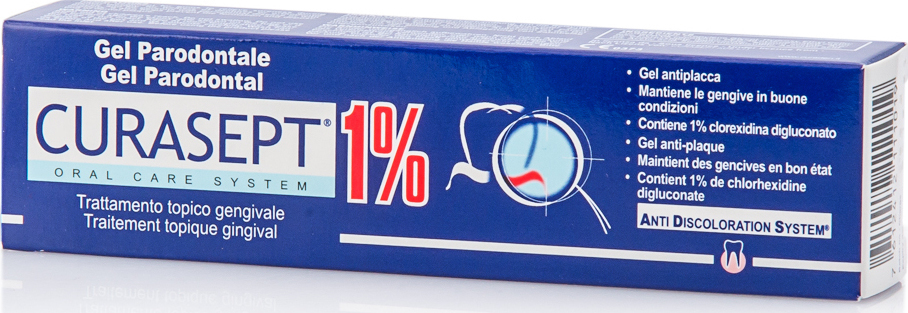 Curasept Gel Paradontal 1% 30ml - Τζελ Ούλων Με Χλωρεξιδίνη Για Θεραπεία Oύλων