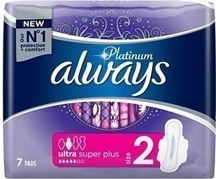 Always Platinum Ultra Νο2 Super Plus 7 Τεμάχια