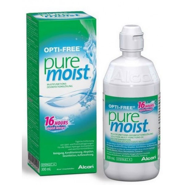 Alcon Opti-Free Puremoist 300ml - Διάλυμα Απολύμανσης Φακών Επαφής και Πολλαπλών Χρήσεων