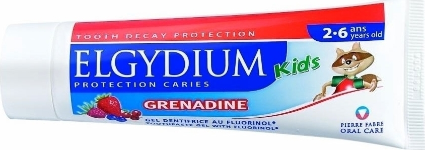 Elgydium Toothpaste Kids Red Berries 1000ppm 50ml - Παιδική Οδοντόκρεμα Για Παιδιά 2-6 ετών Με Γεύση Κόκκινα Φρούτα