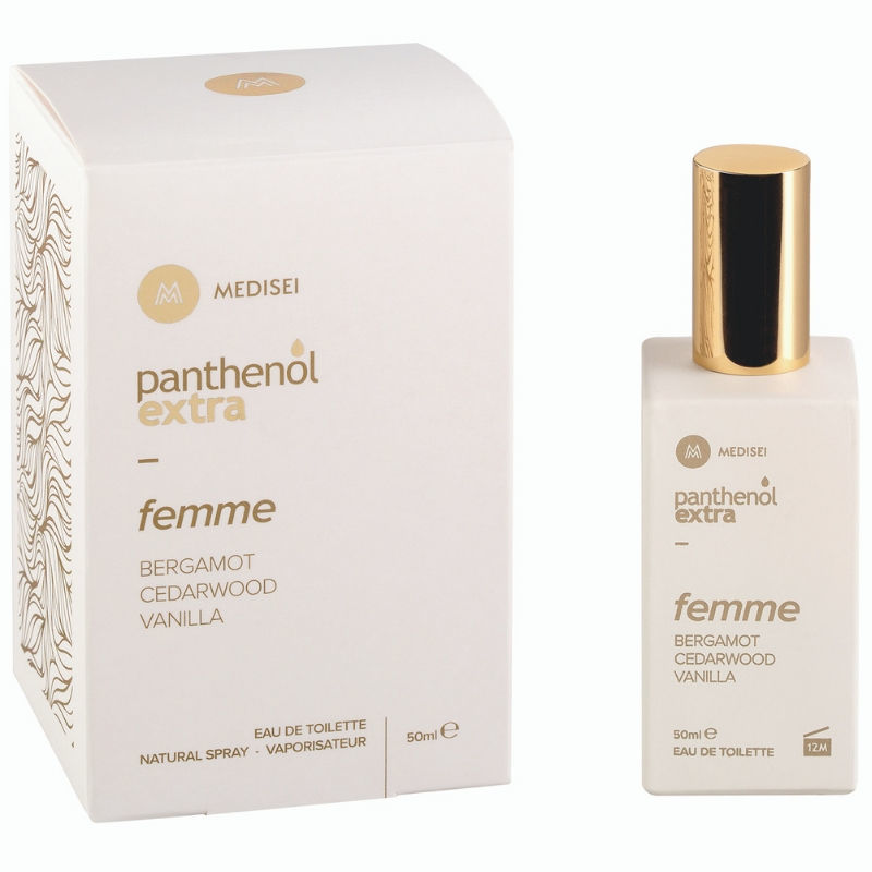 Medisei Panthenol Extra Femme Eau De Toilette Bergamot Cedarwood Vanilla 50ml - Γυναικείο Άρωμα