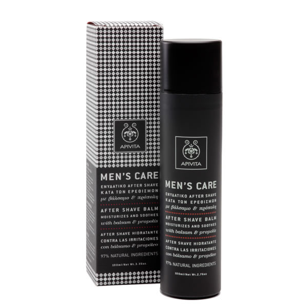Apivita Mens Care After Shave Balm 100ml - Ενυδατικό After Shave Κατά Των Ερεθισμών Με Βάλσαμο και Πρόπολη