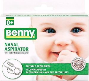 Benny Nasal Aspirator - Ρινικός Αποφρακτήρας Για Βρέφη και Παιδιά (Συνδέεται Σε Ηλεκτρική Σκούπα)