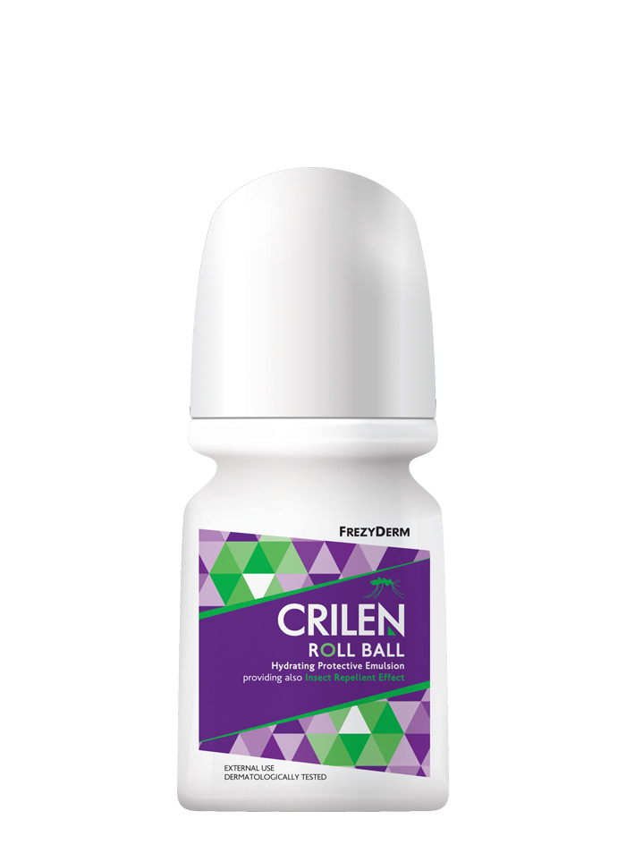 Frezyderm Crilen Roll Ball 50ml - Ενυδατικό Προστατευτικό Γαλάκτωμα και Με Εντομοαπωθητική Δράση
