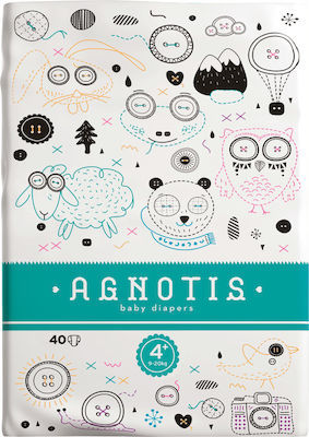 Agnotis Baby Diapers No 4+ (9-20kg) 40τμχ - Βρεφικές Πάνες