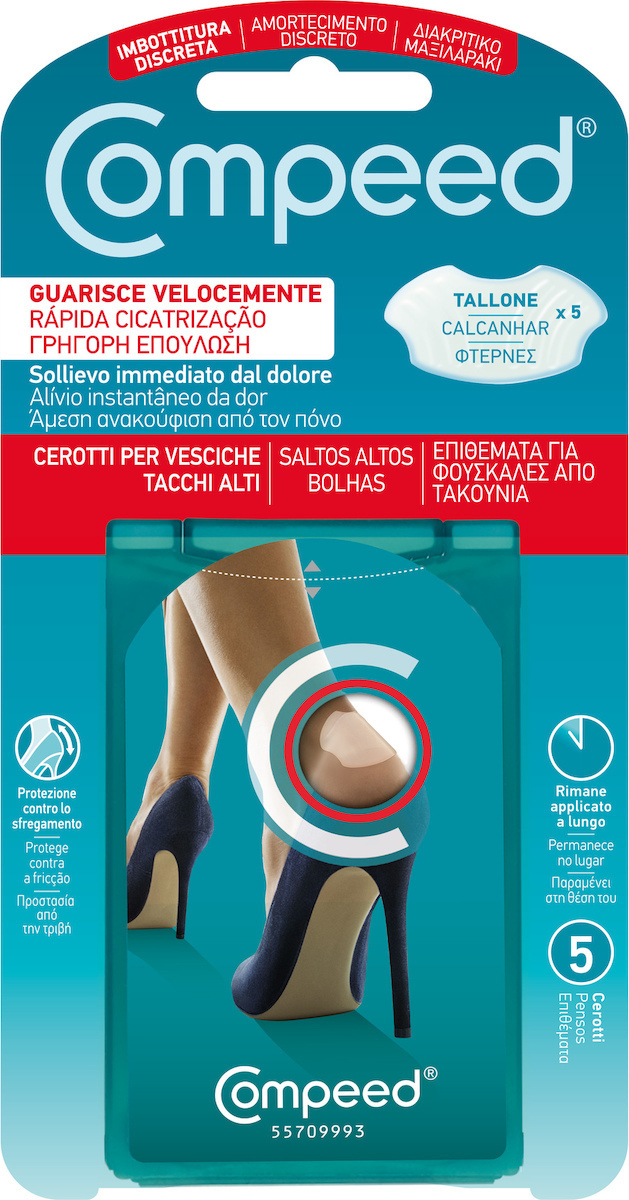 Compeed Blisters High Heels 5τμχ - Επιθέματα Για Φουσκάλες Από Τακούνια