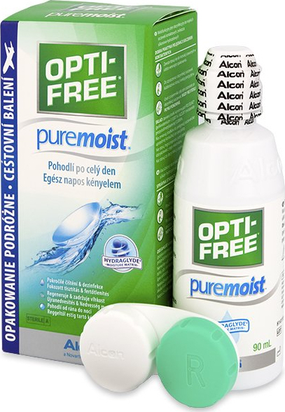 Alcon Opti-Free Pure Moist Travel Pack 90ml - Υγρό Φακών Επαφής