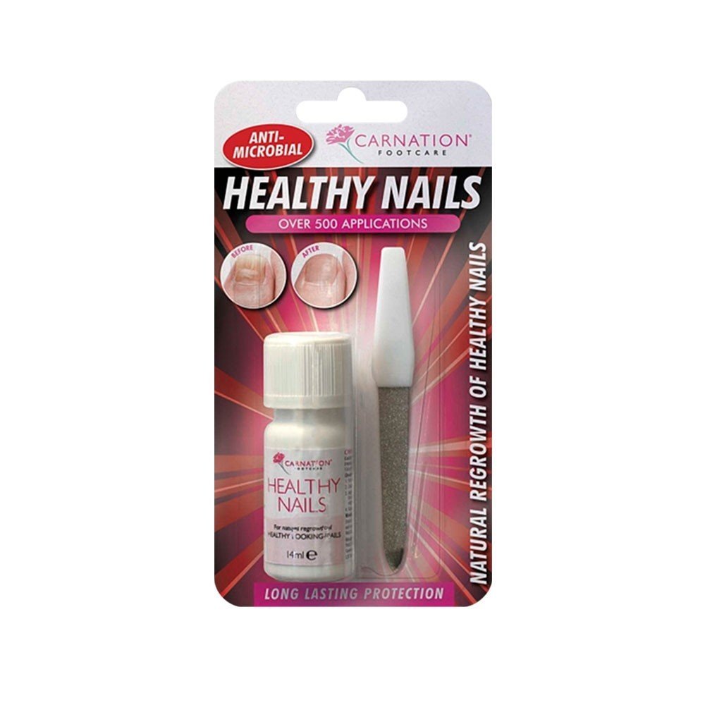 Vican Carnation Healthy Nails 14ml + 1 Λίμα - Καθαρισμός Νυχιών και Παρανυχίδων