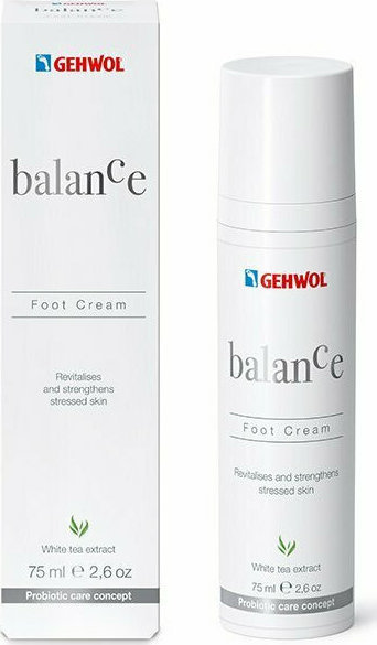 Gehwol Balance Foot Cream 75ml - Κρέμα Ποδιών Με Προβιοτικά Για Ενυδάτωση και Ισορροπία Της Χλωρίδας Της Επιδερμίδας