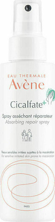 Avene Cicalfate+ Spray Assechant Reparateur 100ml - Ξηραντικό Επανορθωτικό Σπρέι Για Ευαίσθητο Δέρμα Με Τάση Διαβροχής
