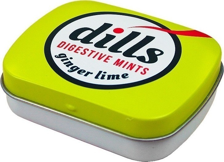 Medisei Dills Digestive Mints Ginger Lime 15gr - Παστίλιες Για Τη Χώνεψη και Την Κακοσμία