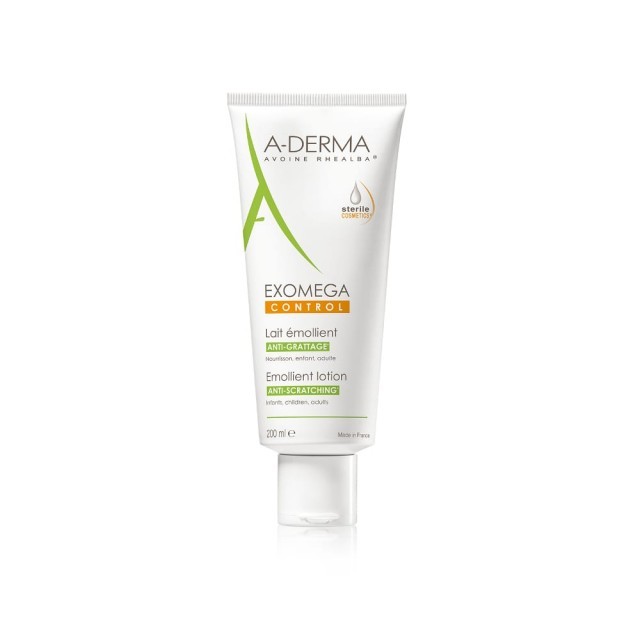 A-Derma Exomega Control Emollient Lotion 200ml - Μαλακτικό Γαλάκτωμα Για Ατοπικό Δέρμα