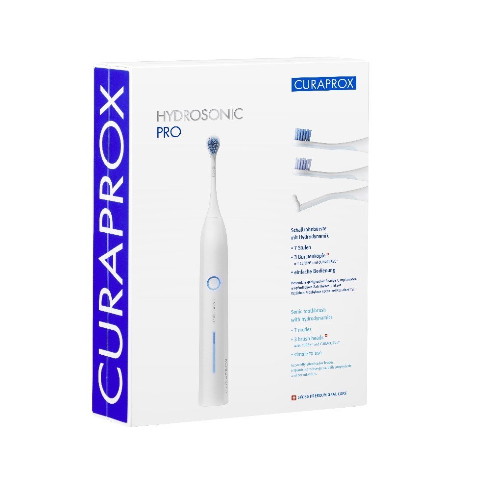 Curaprox Hydrosonic Ortho/Pro 1τμχ - Ηλεκτρική Οδοντόβουρτσα Σε Λευκό Χρώμα