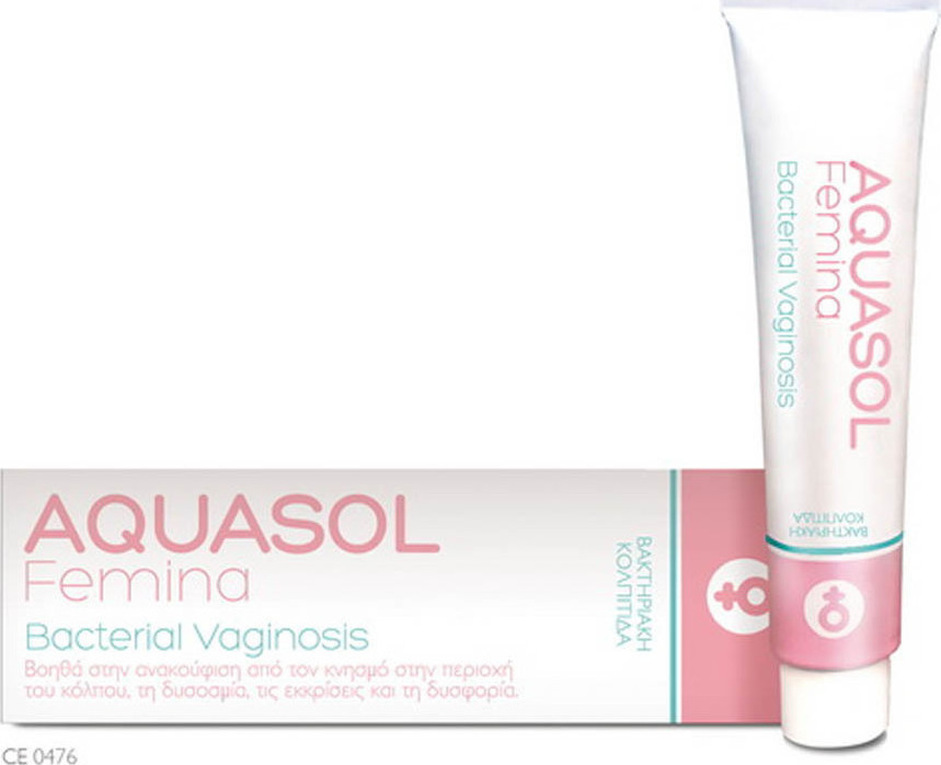 Aquasol Femina Bacterial Vaginosis Gel 30ml - Γέλη Για Την Αντιμετώπιση Της Βακτηριακής Κολπίτιδας