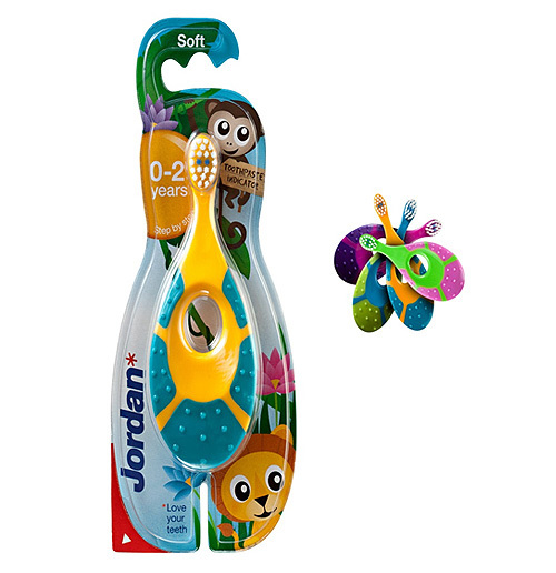 Jordan Toothbrush Step By Step 1 0-2 Years - Βρεφική Οδοντόβουρτσα