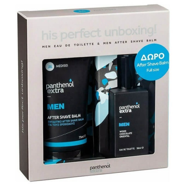 Medisei Panthenol Extra Promo Men Eau De Toilette 50ml και Δώρο After Shave Balm 75ml