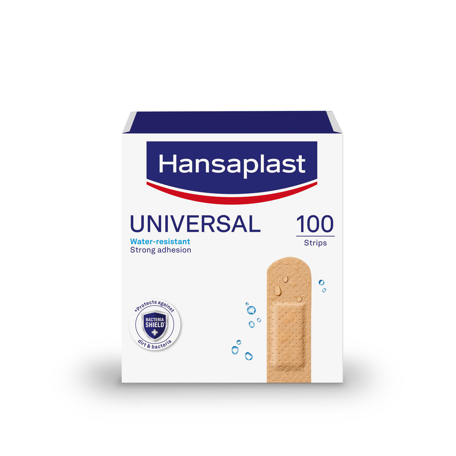 Hansaplast Universal 19x72cm 100τμχ - Επιθέματα Ανθεκτικά Στο Νερό