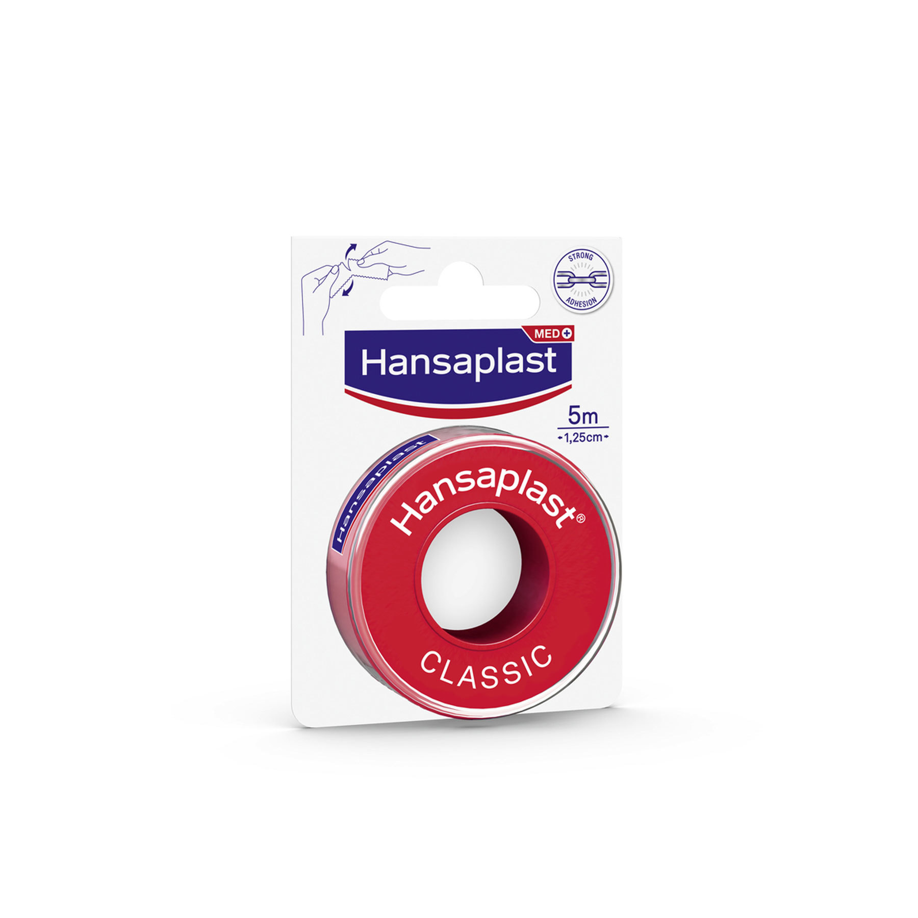 Hansaplast Classic Tape 1.25cm x 5m - Αυτοκόλλητη Επιδεσμική Ταινία