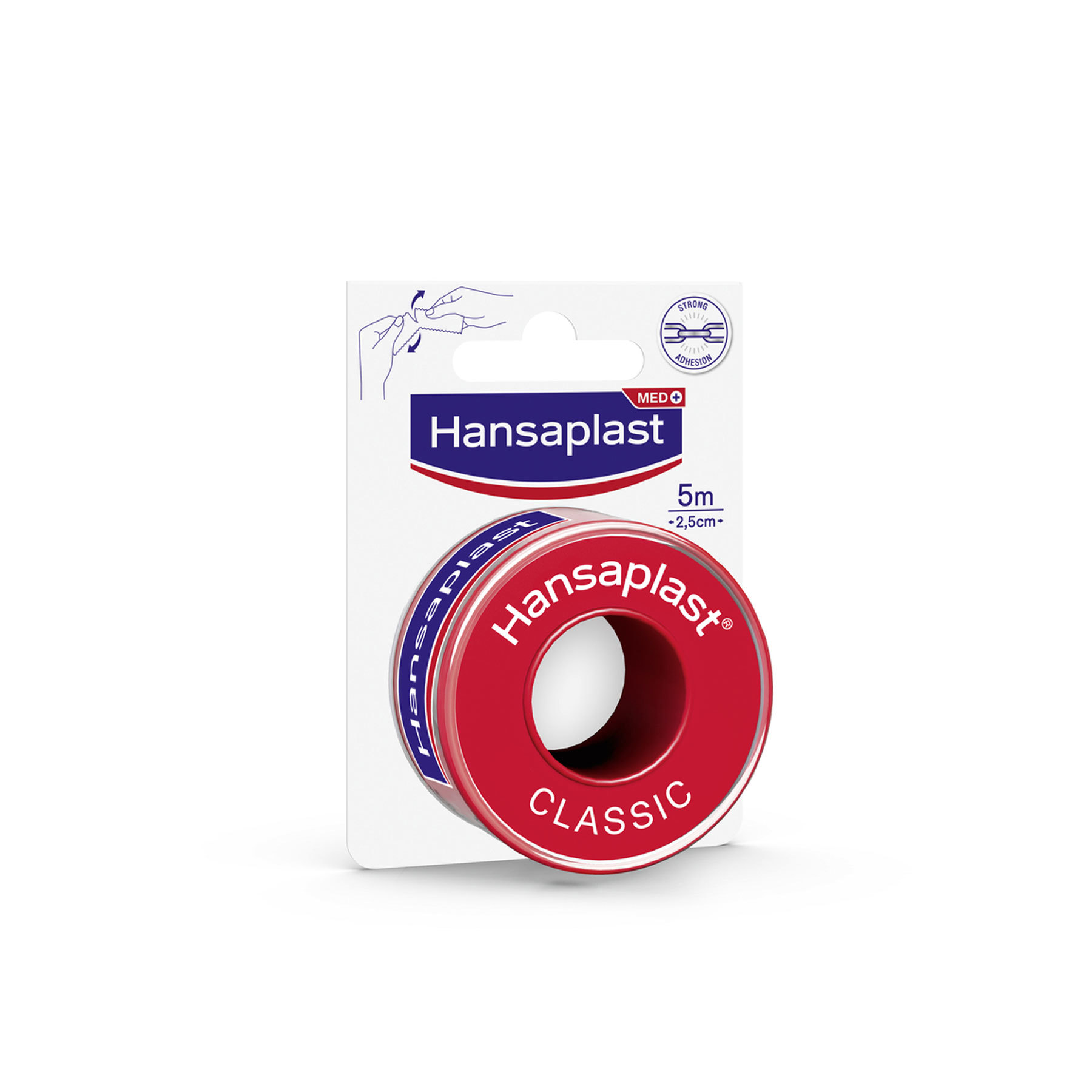Hansaplast Classic Tape 2.5cm x 5m - Αυτοκόλλητη Επιδεσμική Ταινία