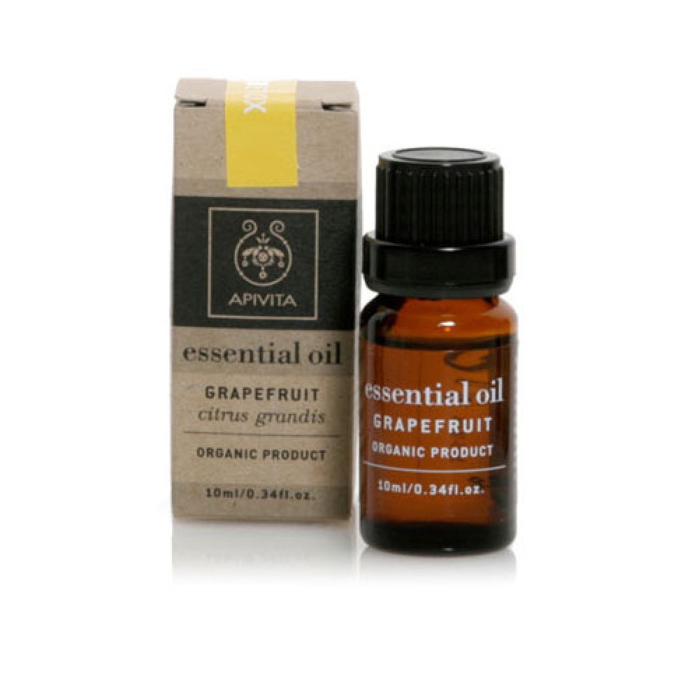 Apivita Essential Oil Grapefruit 10ml - Γκρέϊπφρουτ Βιολογικό Αιθέριο Έλαιο