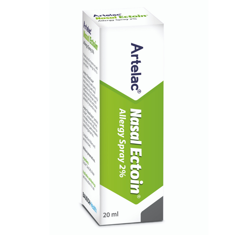 Bausch και Lomb Artelac Nasal Ectoin Allergy Spray 2% 20ml - Ρινικό Σπρέι Για Την Αλλεργική Ρινίτιδα