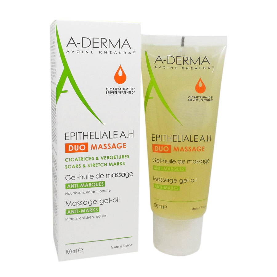 A-Derma Epitheliale A.H Duo Massage Gel-Oil 100ml - Ελαιώδες Τζέλ Για Μασάζ Κατά Των Δερματικών Σημαδιών