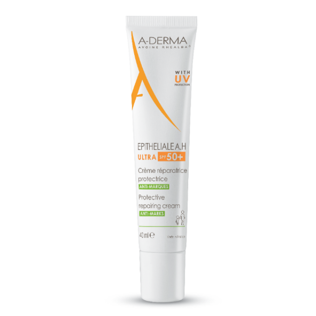 A-Derma Epitheliale A.H Ulta SPF50+ 40ml - Προστατευτική και Επανορθωτική Κρέμα Κατά Tων Σημαδιών
