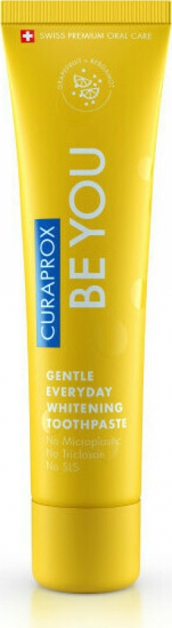 Curaprox Be You Toothpaste Grapefruit και Bergamot 60ml - Οδοντόκρεμα Για Καθημερινή Προστασία και Λεύκανση Με Γεύση Γκρέιπφρουτ και Π