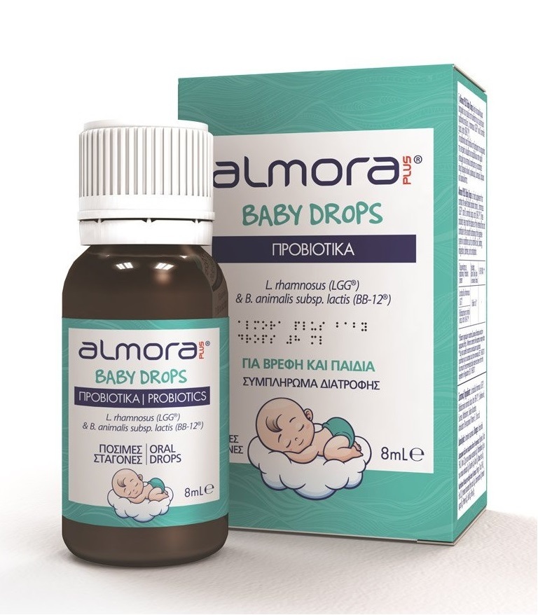 Almora Baby Drops 8ml - Προβιοτικά Για Βρέφη και Παιδιά
