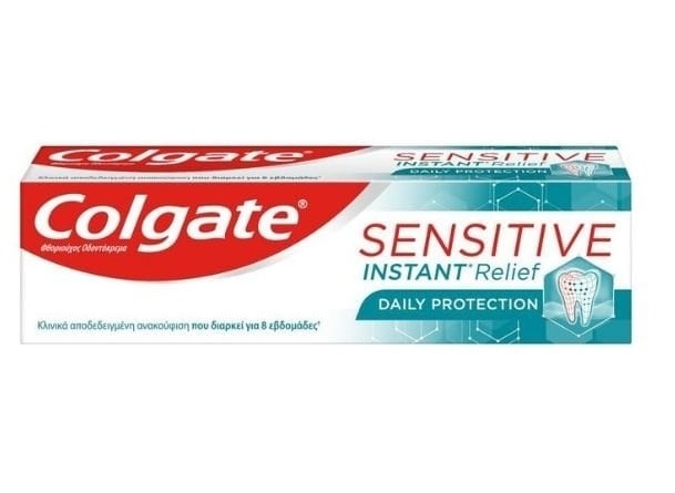 Colgate Sensitive Instant Relief Daily Protection Toothpaste 75ml - Οδοντόκρεμα Για Ευαίσθητα Δόντια