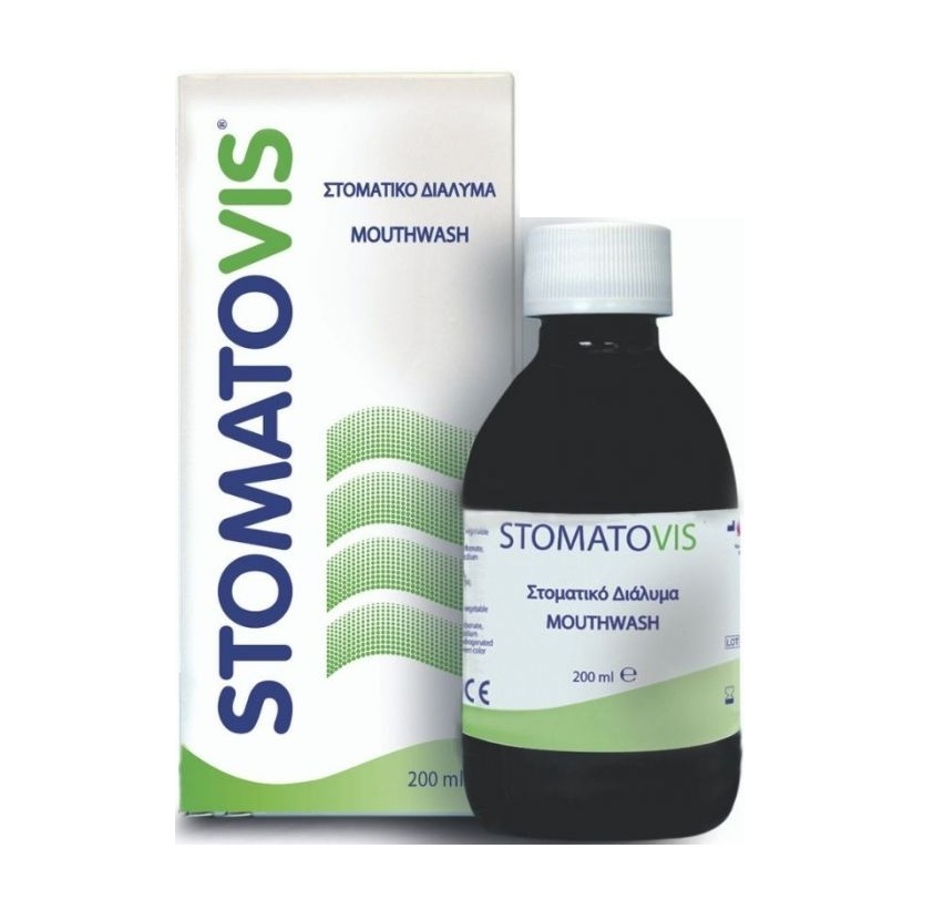 PharmaQ Stomatovis Mouthwash 200ml - Αντιμικροβιακό Στοματικό Διάλυμα