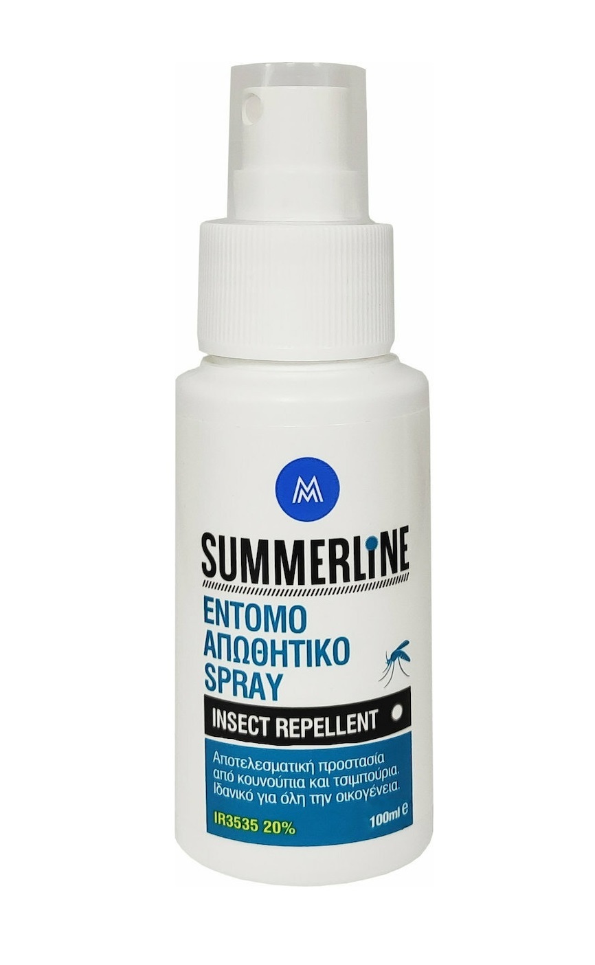 Medisei Summerline Insect Repellent Spray IR3535 20% 100ml - Εντομοαπωθητικό Spray