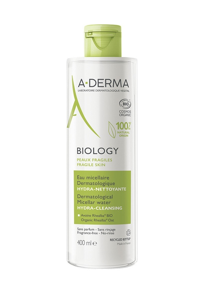 A-Derma Biology Dermatological Micellaire Water 400ml - Νερό Ντεμακιγιάζ Με Μικύλλια Για Πρόσωπο και Μάτια