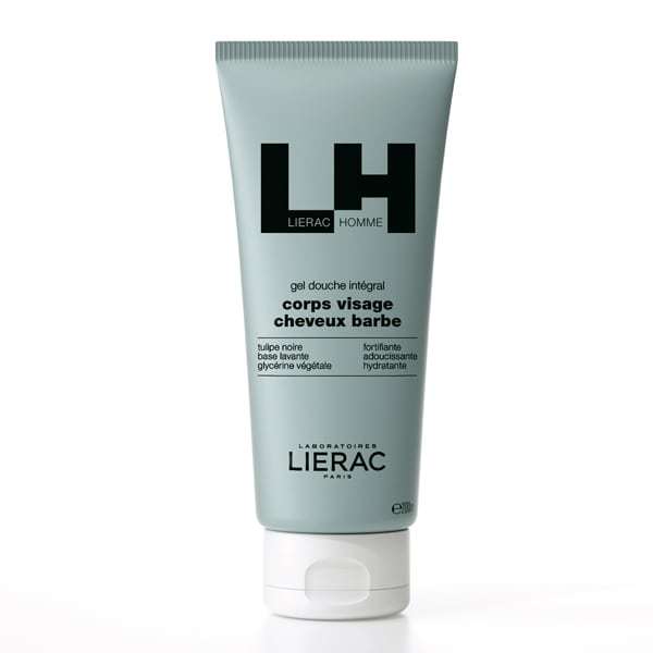 Lierac Homme Gel Douche Integral 200ml - Τζελ Καθαρισμού Για Σώμα Πρόσωπο Μαλλιά και Γένια