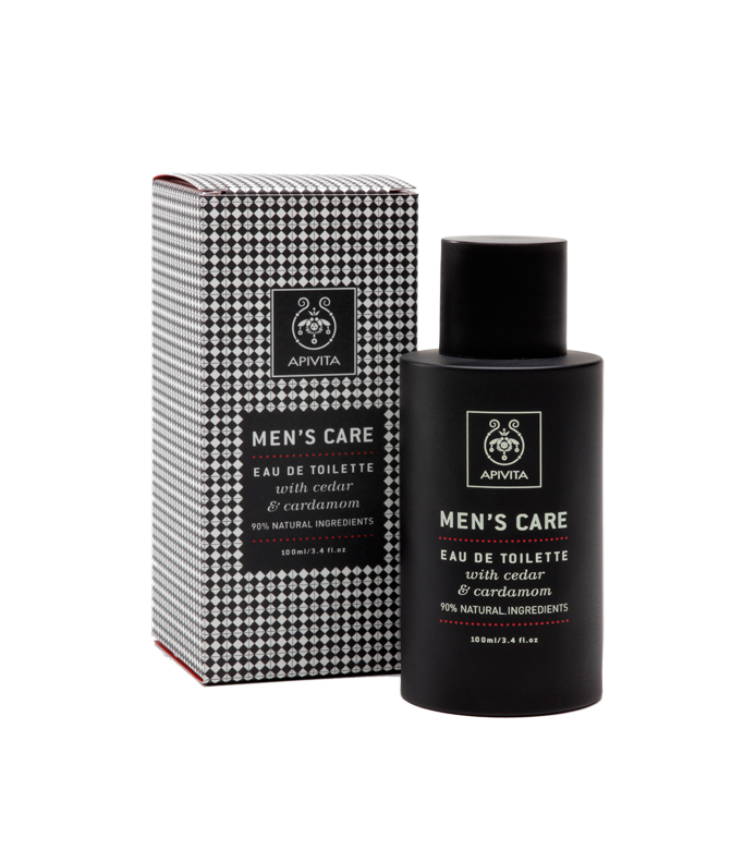 Apivita Mens Care Eau De Toilette Cedar και Cardamon 100ml - Ανδρική Κολωνία Με Κέδρο και Κάρδαμο