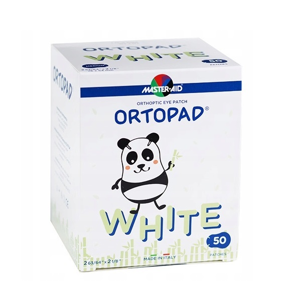 Master Aid Ortopad Regular 85mmx59mm 50τμχ - Παιδικά Λευκά Οφθαλμικά Αυτοκόλλητα Για Στραβισμό