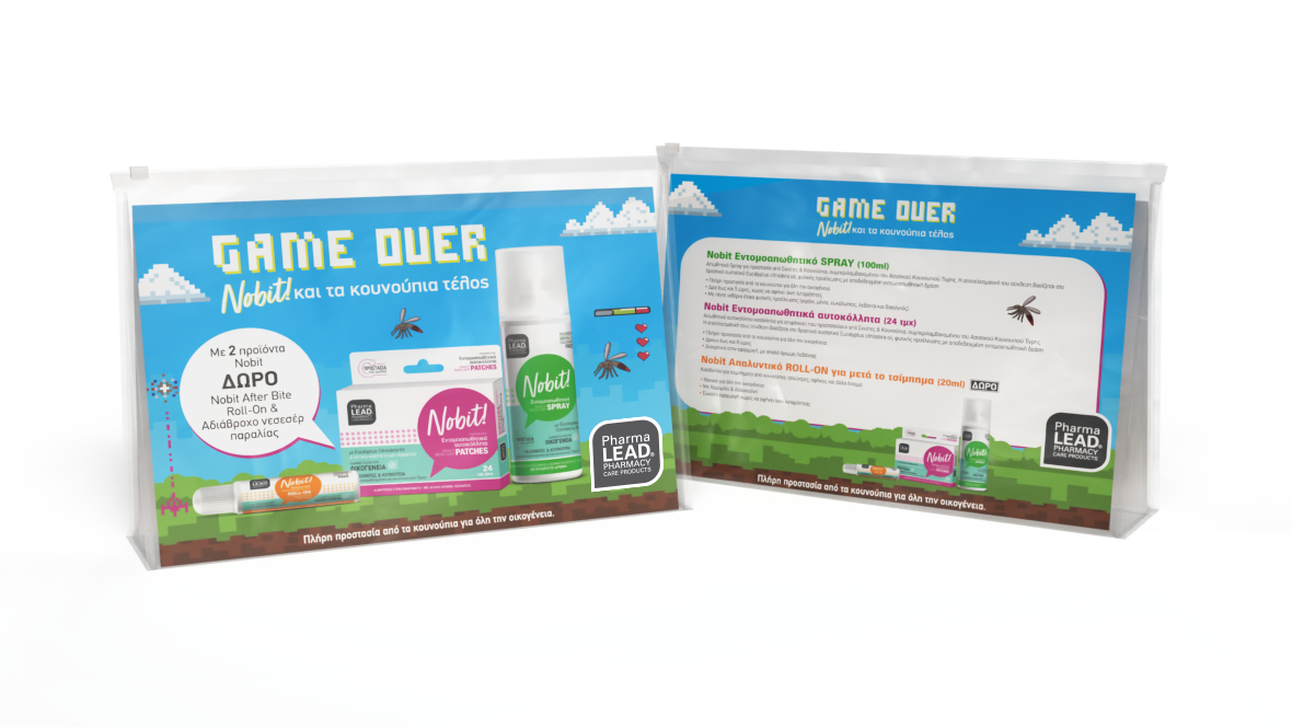 PharmaLead Promo Nobit Game Over Spray 100ml και Patches 24τμχ και Δώρο After Bite Roll-On 20ml