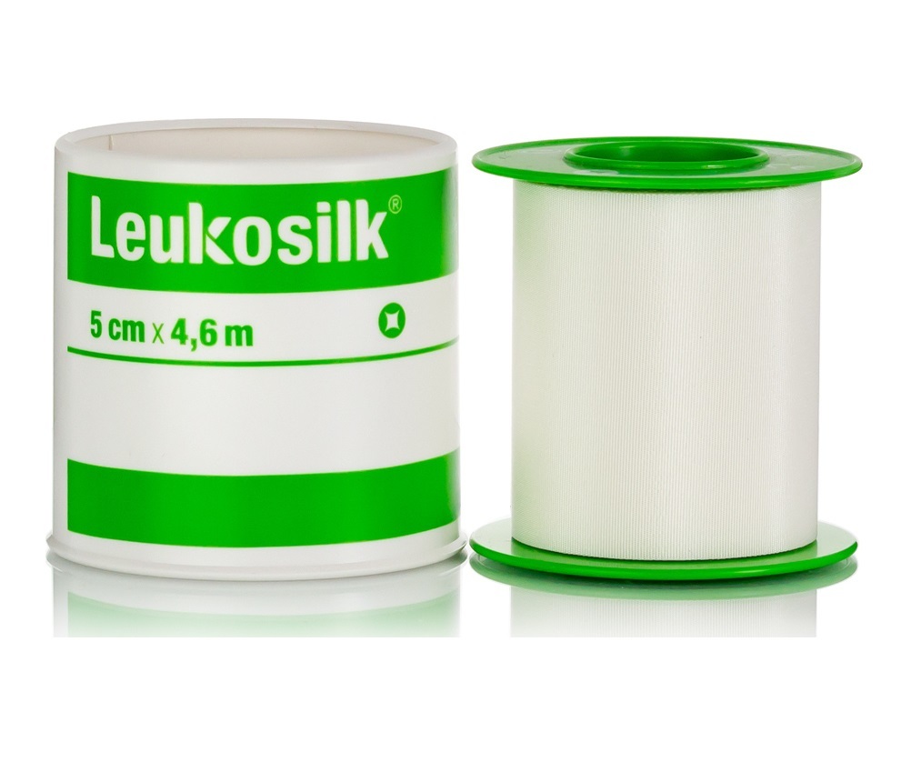 Bsn Leukosilk 5cm x 4.6m - Αυτοκόλλητη Επιδεσμική Ταινία Από Μετάξι