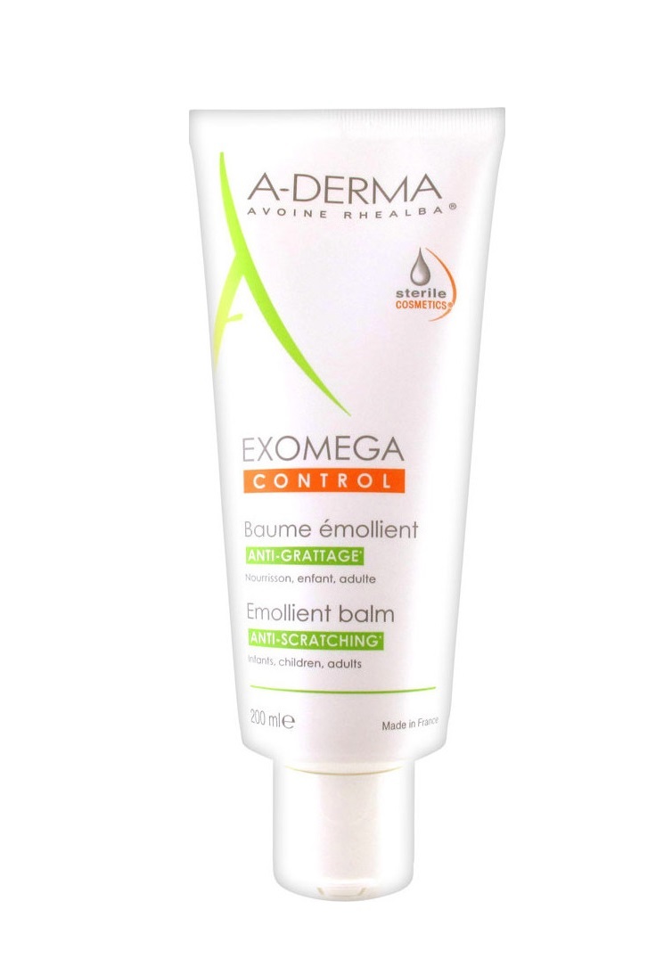 A-Derma Exomega Control Emollient Balm Anti-Scratching 200ml - Μαλακτικό Βάλσαμο Κατά Του Αισθήματος Του Κνησμού