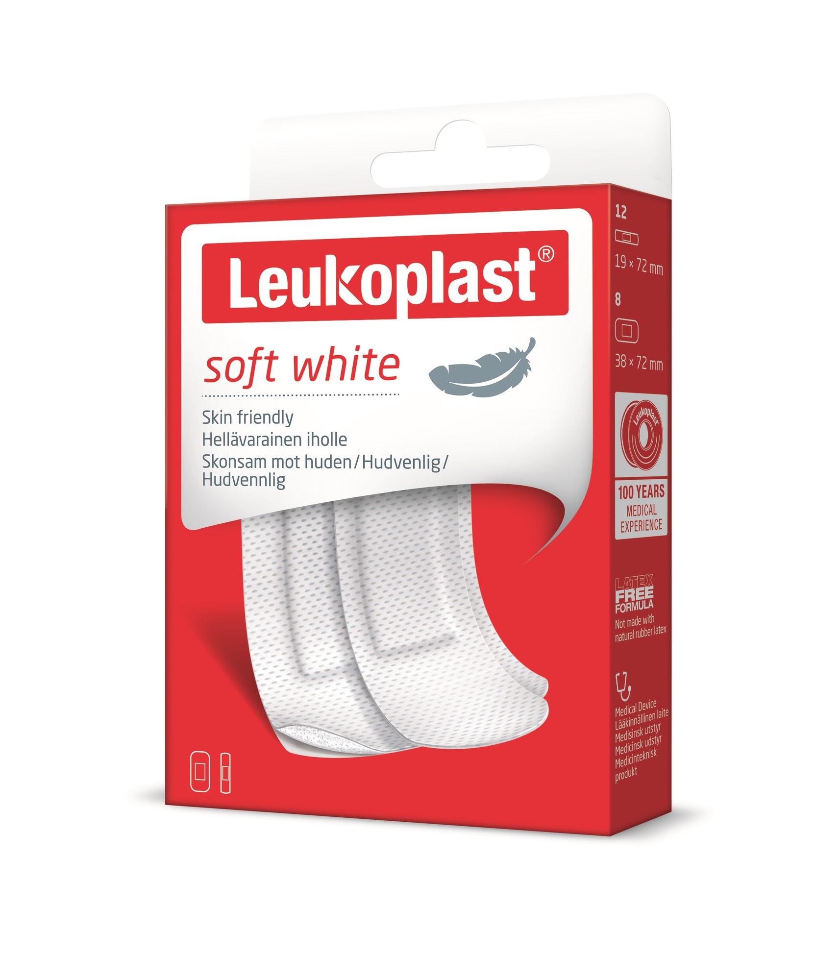 Bsn Leukoplast Professional Soft 2 Μεγέθη 19x72mm και 38x72mm 20τμχ
