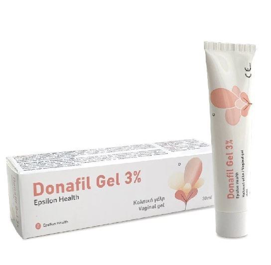 Epsilon Health Donafil Gel 3% 30ml - Κολπική Γέλη Για Πρόληψη και Αντιμετώπιση Κολπικών Παθήσεων