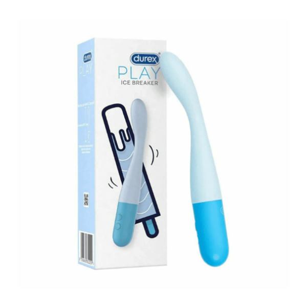 Durex Play Slim Vibrator Ice Braker 1τμχ - Δονητής Σιλικόνης Με Λεπτό Σχεδιασμό και 8 Διαφορετικές Δονήσεις -